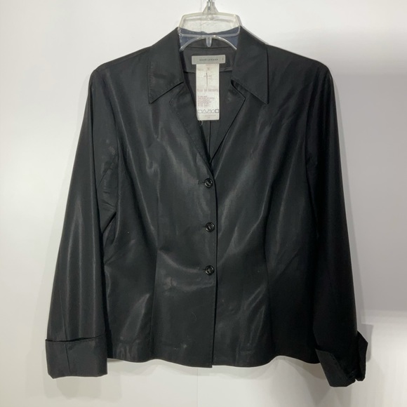 Rene Lezard Jackets & Blazers - Rene’ Lezard Blazer Waist Jacket Wool Three Button Up Black Size 36